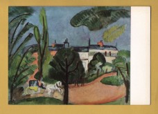 `The Carriage in the Bois de Boulogne by Roul Dufy` - Postally Unused - Boyman`s-van Beuningen Museum Postcard.