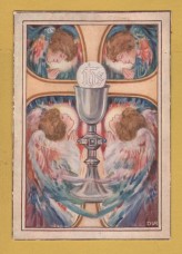 `Christian Sacrament of the Eucharist or Holy Communion` - Postally Unused - Producer Unknown Postcard.