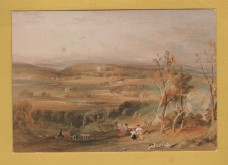 `Drumlanrig Castle by William Leighton Leitch` - Postally Unused - Buccleuch Recreational Postcard.