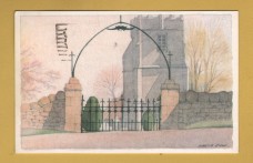 `St Olave`s Church at Gatcombe by Martin Swan` - Postally Unused - Wight Places Postcard. `St Olave`s Church at Gatcombe by Martin Swan` - Postally Unused - Wight Places Postcard.