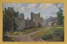 `Castle Bolton, Wensleydale by E.Charlton Taylor` - Series NEPR 8 - Postally Unused - Post Office Postcard.