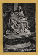 `Vatican City - Basilica of St Peter - `The Pity` by Michelangelo` - Postally Unused - Brunner & Co Postcard.