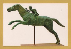 `ATHENS - National Arch. Museum - The Jockey of Artemision (2nd cent BC)` - Postally Unused - Museum Postcard.