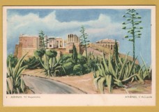 `ATHENS - The Acropolis` - Postally Unused - Delta Postcard.