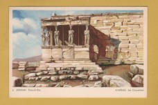 `ATHENS - The Caryatides` - Postally Unused - Delta Postcard.