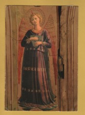 `Florence, S.Marco Museum - Musician Angel by Fra Angelico` - Postally Used-1980 - Nova Lux Postcard.