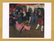 `Toulouse-Lautrec and Monmartre - `Marcelle Lender Dancing the Bolero in "Chilperic" by Toulouse-Lautrec` - Postally Unused - Pomegranate Postcard.