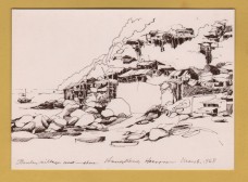 `Hong Kong - Stanley Village, Hong Kong by Charles D.Hoeppner` - Postally Unused - City Museum & Art Gallery Postcard.