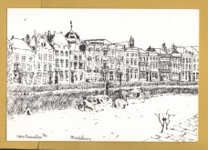 `Middelburg by Gera Dauvillier?`- Dutch Card - Postally Unused - Producer Unknown Postcard.
