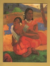 `When Do You Marry? 1892 (detail) by Paul Gaugain` - Postally Unused - Athena Postcard.