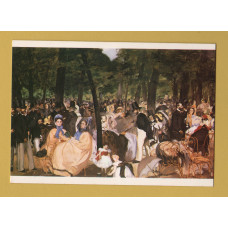 `Music In The Tuileries Gardens - Edouard Manet` - Postally Unused - The Medici Society Ltd Postcard.