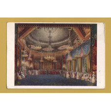 `The Royal Pavilion, Brighton: The Music Room - Aquatint From Nash`s Views Of The Royal Pavilion` - Postally Unused - K.J.Bredon`s Bookshop Postcard.