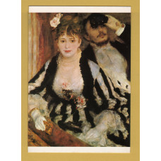 `La Loge - Auguste Renoir` - Postally Unused - The Medici Society Ltd Postcard.