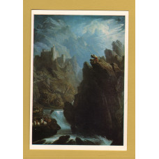 `The Bard - John Martin` - Postally Unused - Lang Art Gallery and Museum, Newcastle Postcard.