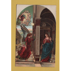 `San Sebastiano Nicola and Bartolomeo - Neri di Bicci` - Postally Unused - E.Sborgi Postcard.