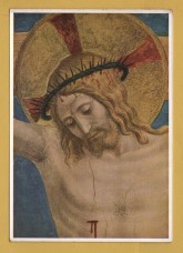`Beato Angelico - Crucifixion - (Detail From a Fresco in the Cloister)` - Postally Unused - A.Martelo Postcard.