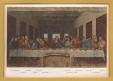 `The Last Supper - Leonardo da Vinci - Refectory of Our Lady of Grace - Milan` - Postally Unused - Roberto Hoesch Postcard.