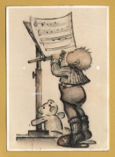 `Too Short to Read by M.J.Hummel` - 1995 - Postally Used - Ars Edition Postcard.