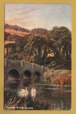 `Houghton Bridge, Sussex` - Postally Unused - S.Hildesheimer & Co Postcard.