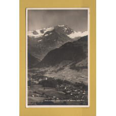 `2464. Gstaad (1052m.) und Wildhorn (3264m.)` - Postally Unused - Societe Graphique Neuchatel Postcard.