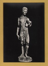 `Florence National Museum - St John Baptiste by Donatello` - Postally Unused - M&G Tognolt Postcard.