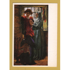 `Claudio and Isabella - William Holman Hunt` - Postally Unused - The Tate Gallery Postcard.