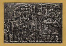 `Pisa - Camposanto Museum - `Hell` - Detail of the Final Judgement by A.Orcagna` - Postally Unused  - G.S Postcard.