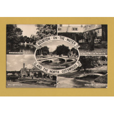 `Bourton-On-The-Water and North Cotswolds` - Multiview - Postally Used - Charlbury 16th June 1963 Oxford Postmark - Lilywhite Ltd Postcard.