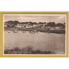 `The Harbour, Saundersfoot` - Postally Used - Saundersfoot 7? ? 196? ? Postmark - Valentine & Sons Ltd Postcard.