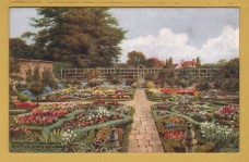 `Shakespeares Knot Garden, New Place, Stratford on Avon by A R Quinton` - Postally Unused - J.Salmon Ltd Postcard.