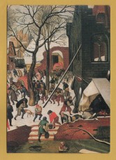 `Venice, Correr Museum, Pieter Brueghel the Younger, Adoration of the Magi, detail` - Postally Unused - Electra Postcard.