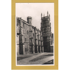 `Hall & Chapel Tower, Winchester College` - Postally Unused - Walter Scott Postcard.