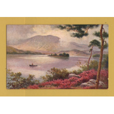`Loch Achray` - Postally Unused - Valentine Postcard.