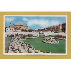 `Pavilion and Rock Gardens, Rhyl` - Postally Used - Rhyl18th August 1961 Flintshire Postmark with Slogan - Unknown Producer.