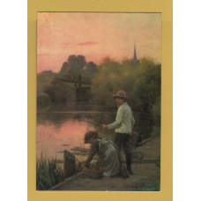 `A Bit Of A Tangle - William T. Blandford Fletcher` - Postally Unused - The Medici Society Postcard.