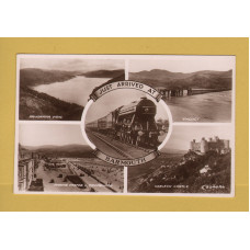 `Just Arrived At Barmouth` - Postally Unused - Valentine & Sons. Ltd. Postcard.