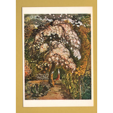`In A Shoreham Garden - Samuel Palmer` - Postally Unused - Victoria and Albert Museum Postcard.