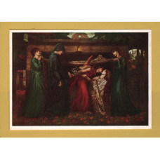 `Dante`s Dream - D.G. Rossetti` - Postally Unused - Walker Art Gallery Postcard.