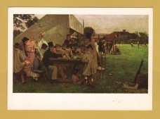 `A Cricket Match, Sussex - John R.Reid 1878` - Postally Unused - Tate Gallery Postcard.