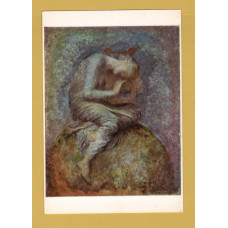 `Hope - G.F.Watts` - Postally Unused - Walker Art Gallery Postcard.