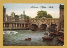 `Pulteney Bridge, Bath by Kevin Platt` - Postally Unused - Pictures (Cornwall) Postcard.