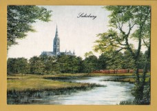 `Salisbury by Kevin Platt` - Postally Unused - Pictures (Cornwall) Postcard.