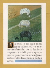 `Song of Songs by F.L.Schmied` - Postally Unused - Calouste Gulbenkian Museum Postcard.