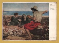 `The Boyhood of Raleigh by Sir John Millais` - Postally Used-1959 - The Medici Society Postcard.