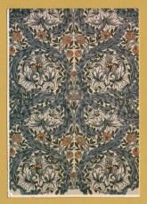 `African Marigold, Designed by William Morris` - Postally Unused (although there is a message written to the rear) - William Morris Postcard. `African Marigold, Designed by William Morris` - Postally Unused (although there is a message written to the rear) - William Morris Postcard.