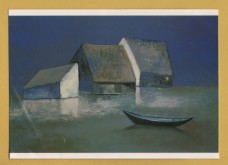 `Tranquil Evening by Dao Hai Phong` - Exhibition Card - Roy Miles Gallery Postcard.