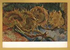 `Sunflowers, 1887 by Vincent Van Gogh` - Postally Unused - Rijksmuseum Postcard. `Sunflowers, 1887 by Vincent Van Gogh` - Postally Unused - Rijksmuseum Postcard.