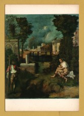`Venice, Accademia Galleries - The Tempest by Giorgione` - Postally Unused - FUD Postcard.