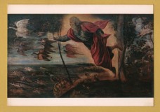 `Venice, Accademia Galleries - The Creation of the Animals by Jacopo Tintoretto` - Postally Unused - FUD Postcard.