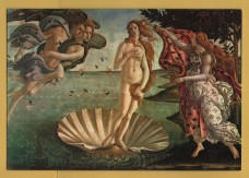 `Florence, Uffizi Gallery - The Birth of Venus by Botticelli` - Postally Unused - FUD Postcard.